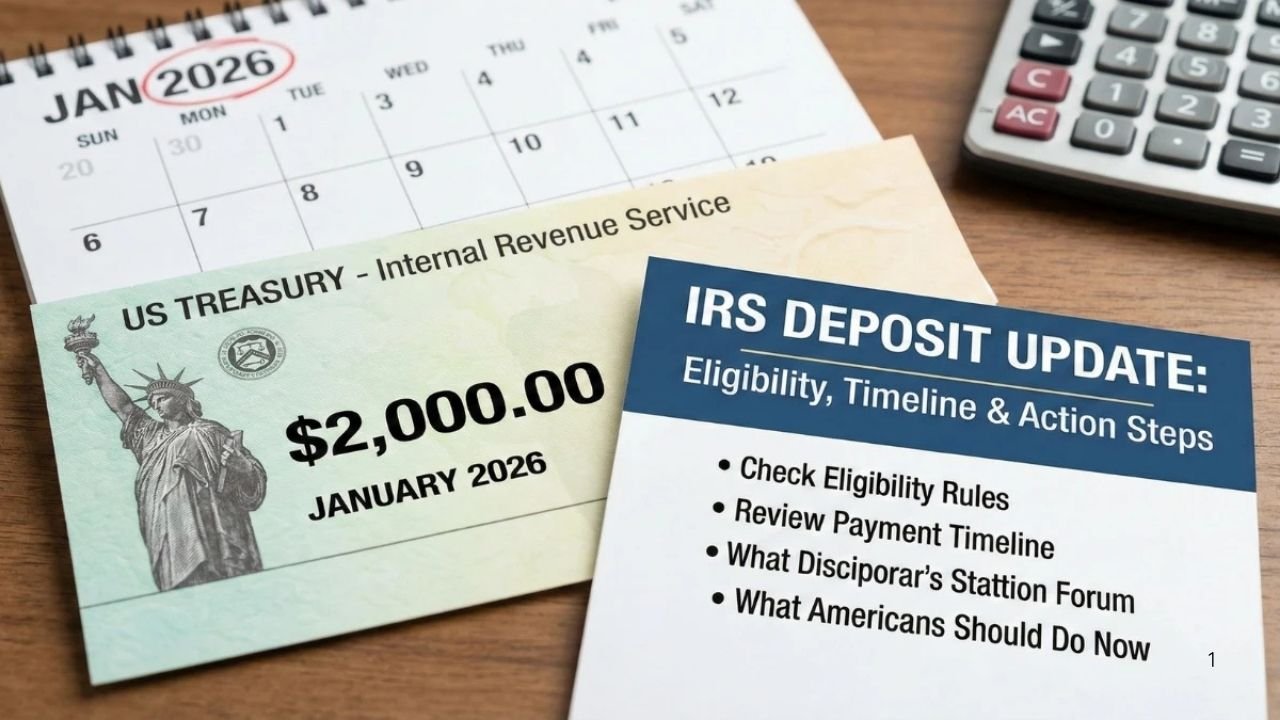$2,000 IRS Deposit January 2026: Eligibility Rules, Payment Timeline, and W
